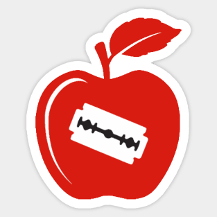 Halloween Apple Sticker